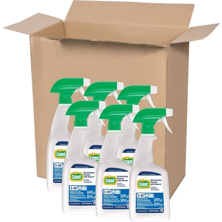 Comet Cleaners & Detergents, Spray Bottle, Fresh, 6 PK 75350